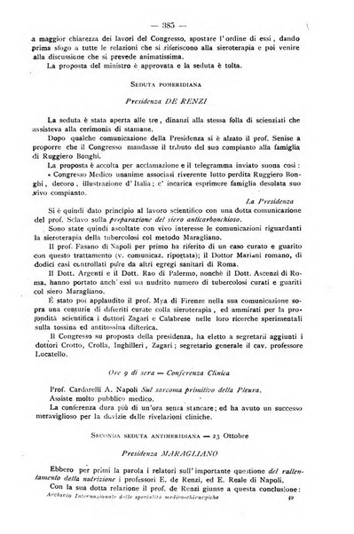 Archivio internazionale delle specialità medico-chirurgiche