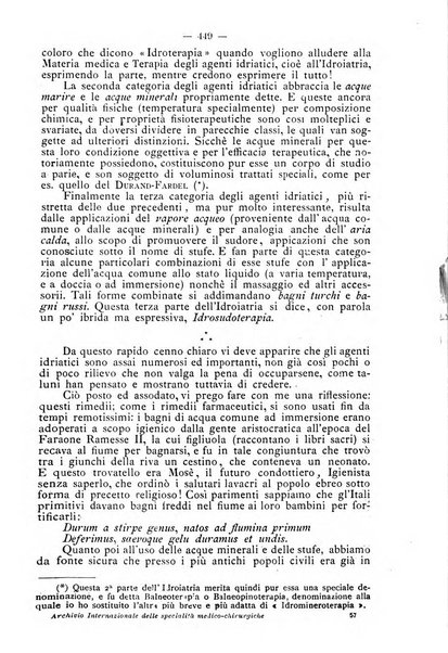 Archivio internazionale delle specialità medico-chirurgiche