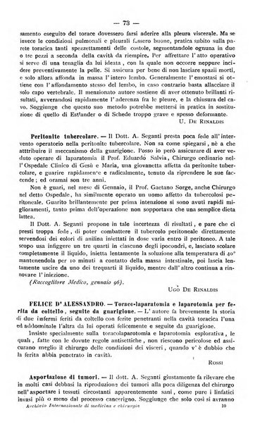 Archivio internazionale delle specialità medico-chirurgiche