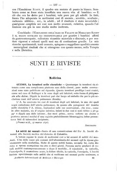 Archivio internazionale delle specialità medico-chirurgiche