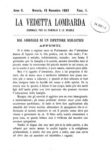 La vedetta lombarda