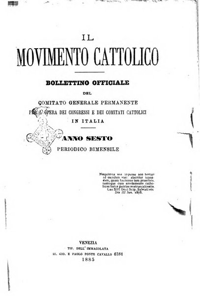 Il movimento cattolico