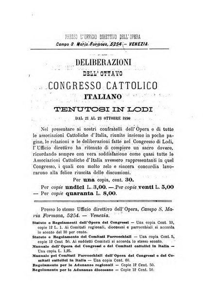 Il movimento cattolico