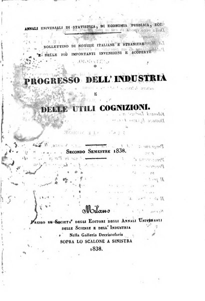 Bollettino di notizie statistiche ed economiche d'invenzioni e scoperte