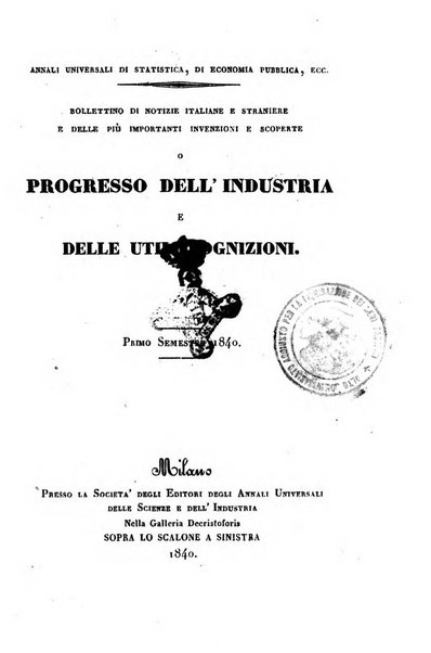 Bollettino di notizie statistiche ed economiche d'invenzioni e scoperte