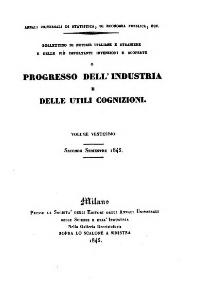 Bollettino di notizie statistiche ed economiche d'invenzioni e scoperte