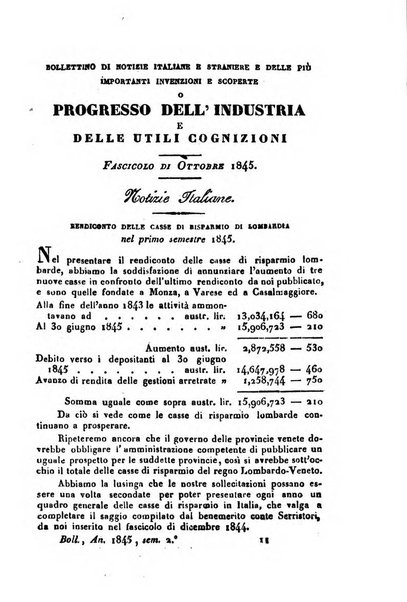 Bollettino di notizie statistiche ed economiche d'invenzioni e scoperte