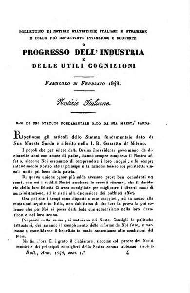 Bollettino di notizie statistiche ed economiche d'invenzioni e scoperte