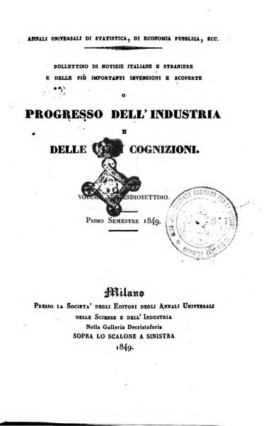 Bollettino di notizie statistiche ed economiche d'invenzioni e scoperte