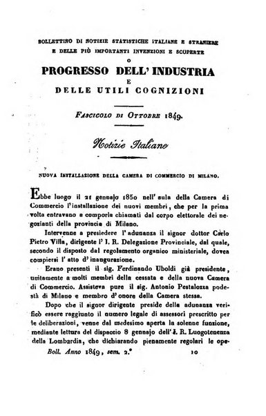 Bollettino di notizie statistiche ed economiche d'invenzioni e scoperte