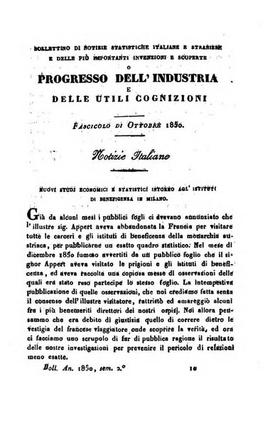 Bollettino di notizie statistiche ed economiche d'invenzioni e scoperte