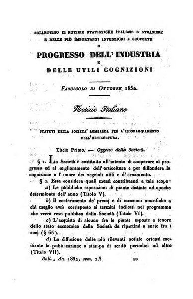 Bollettino di notizie statistiche ed economiche d'invenzioni e scoperte