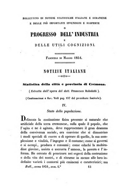 Bollettino di notizie statistiche ed economiche d'invenzioni e scoperte