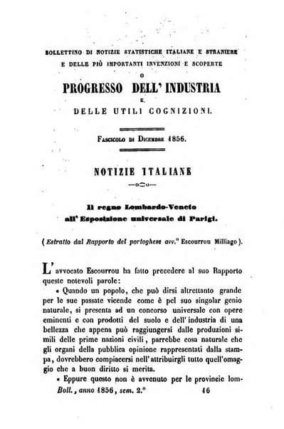 Bollettino di notizie statistiche ed economiche d'invenzioni e scoperte