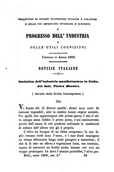 Bollettino di notizie statistiche ed economiche d'invenzioni e scoperte