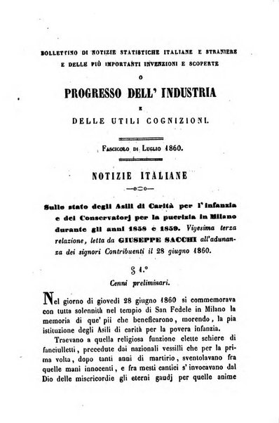 Bollettino di notizie statistiche ed economiche d'invenzioni e scoperte