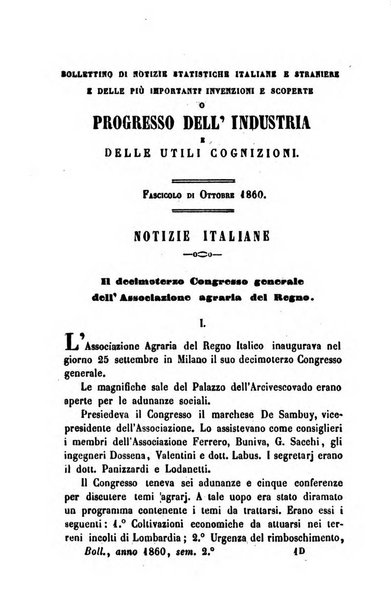 Bollettino di notizie statistiche ed economiche d'invenzioni e scoperte