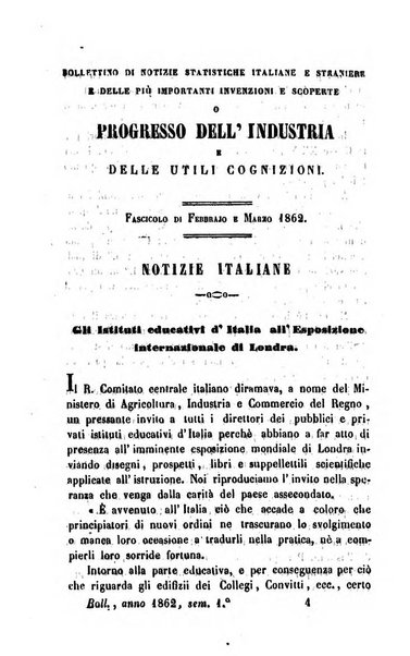 Bollettino di notizie statistiche ed economiche d'invenzioni e scoperte