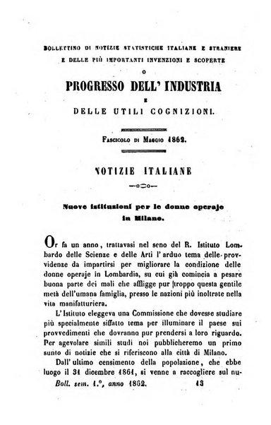 Bollettino di notizie statistiche ed economiche d'invenzioni e scoperte