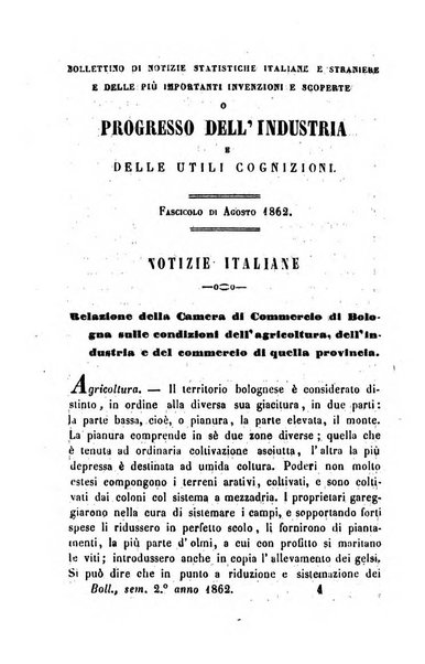 Bollettino di notizie statistiche ed economiche d'invenzioni e scoperte