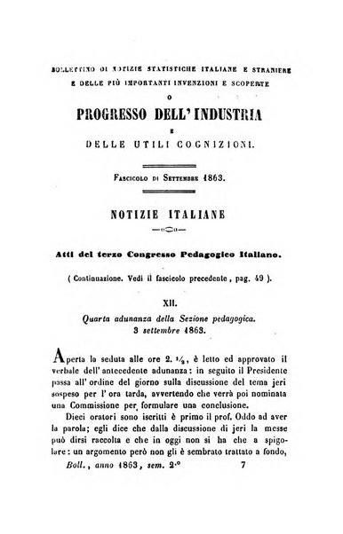 Bollettino di notizie statistiche ed economiche d'invenzioni e scoperte