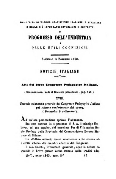 Bollettino di notizie statistiche ed economiche d'invenzioni e scoperte