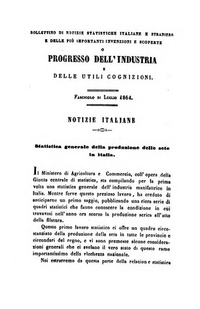 Bollettino di notizie statistiche ed economiche d'invenzioni e scoperte