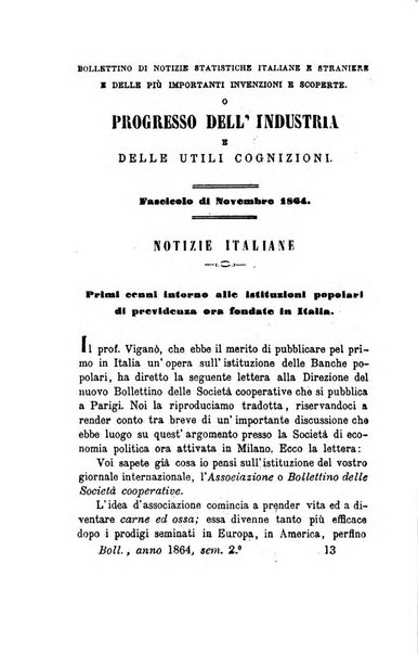 Bollettino di notizie statistiche ed economiche d'invenzioni e scoperte