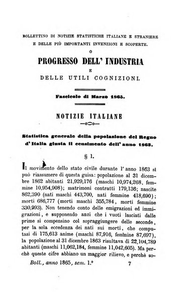 Bollettino di notizie statistiche ed economiche d'invenzioni e scoperte