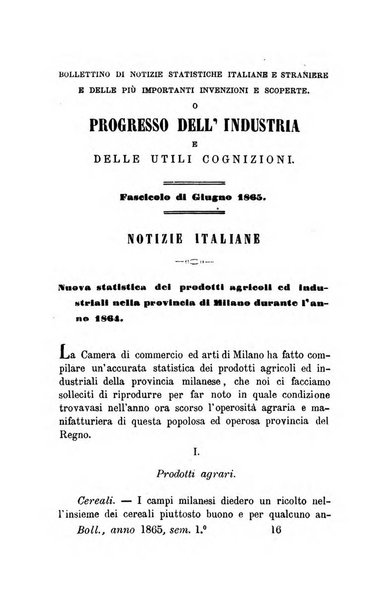 Bollettino di notizie statistiche ed economiche d'invenzioni e scoperte