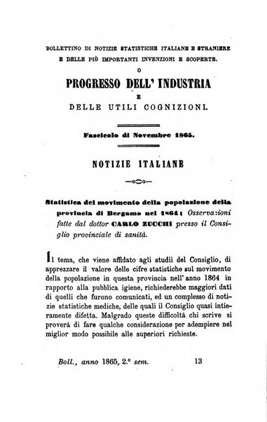 Bollettino di notizie statistiche ed economiche d'invenzioni e scoperte