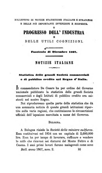 Bollettino di notizie statistiche ed economiche d'invenzioni e scoperte