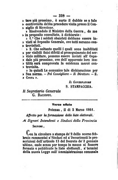 Giornale del governo della provincia di Basilicata