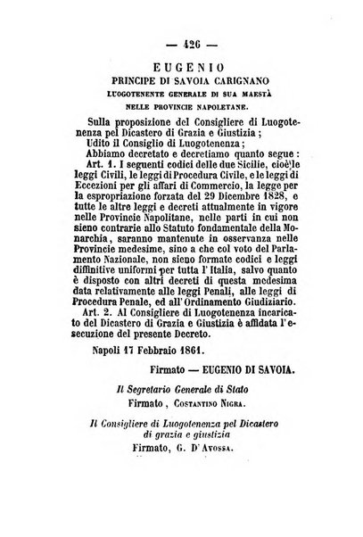 Giornale del governo della provincia di Basilicata