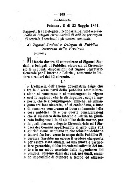 Giornale del governo della provincia di Basilicata