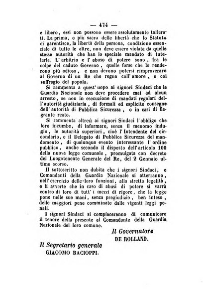 Giornale del governo della provincia di Basilicata