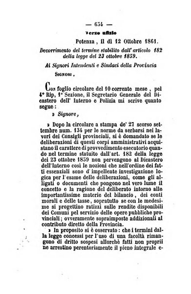 Giornale del governo della provincia di Basilicata