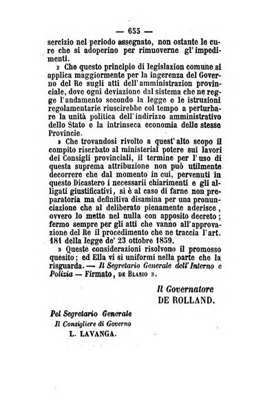 Giornale del governo della provincia di Basilicata