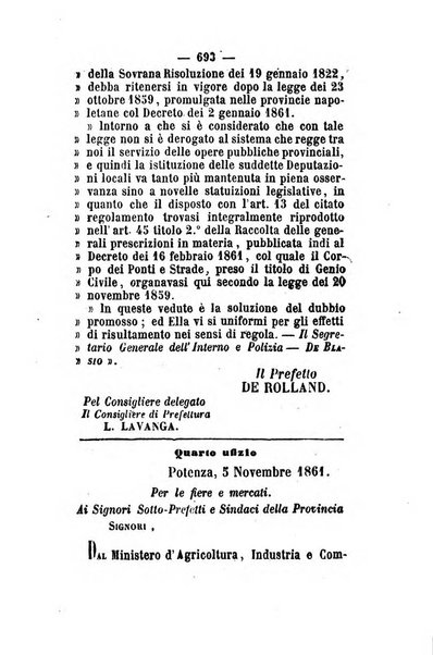 Giornale del governo della provincia di Basilicata