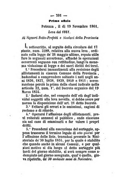 Giornale del governo della provincia di Basilicata