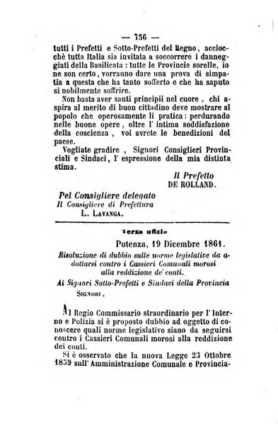 Giornale del governo della provincia di Basilicata