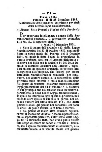 Giornale del governo della provincia di Basilicata