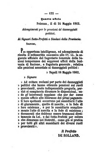 Giornale del governo della provincia di Basilicata