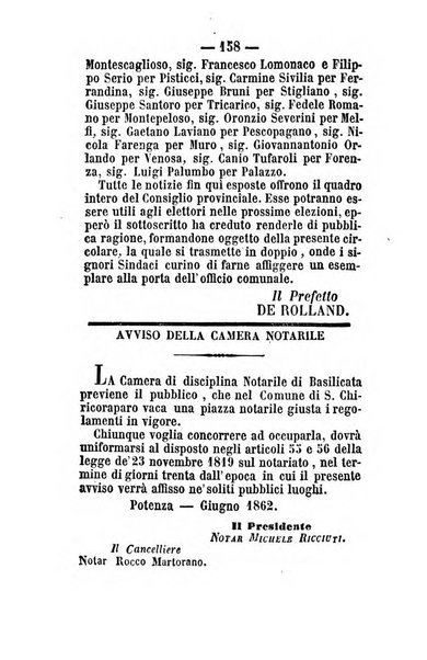 Giornale del governo della provincia di Basilicata