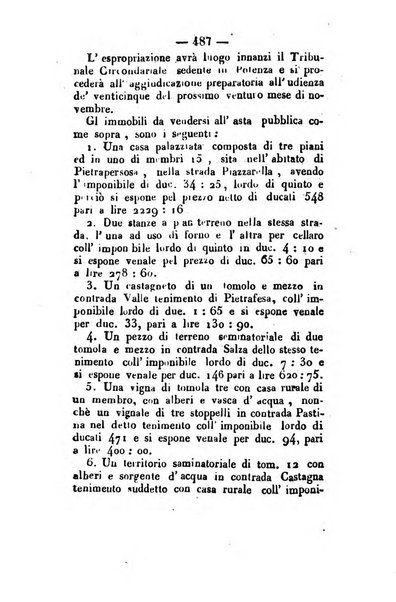 Giornale del governo della provincia di Basilicata