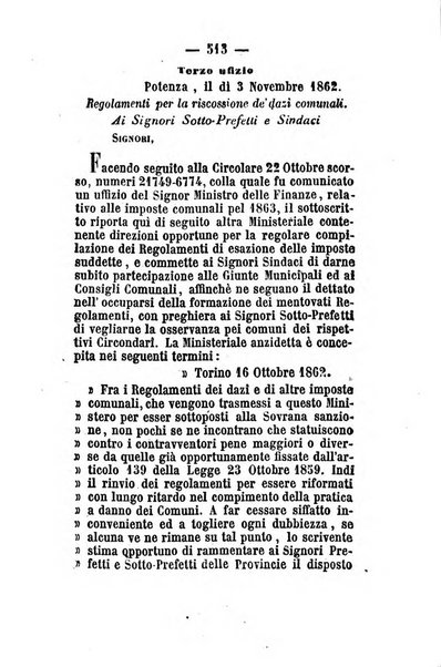 Giornale del governo della provincia di Basilicata