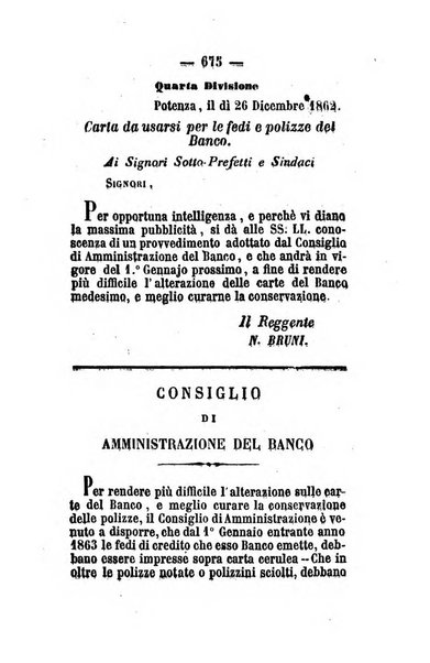 Giornale del governo della provincia di Basilicata