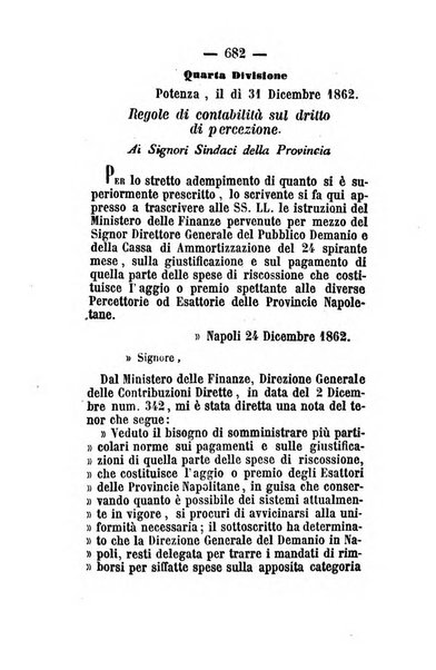 Giornale del governo della provincia di Basilicata