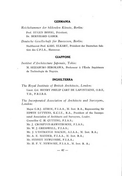 ... Congresso internazionale degli architetti atti ufficiali