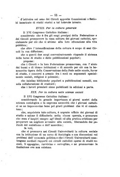 ⿦ Congresso cattolico italiano tenutosi in ⿦ dal ⿦